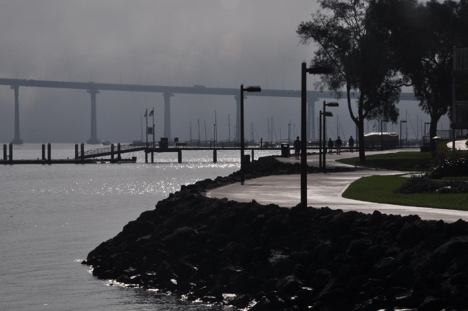 Coronado, at the ferry landing